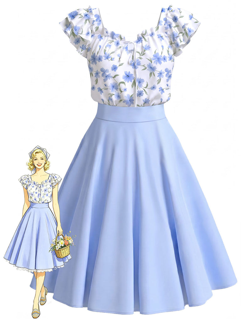 [Pre-Sale] 1950s Bow Vintage Classic Dress 2