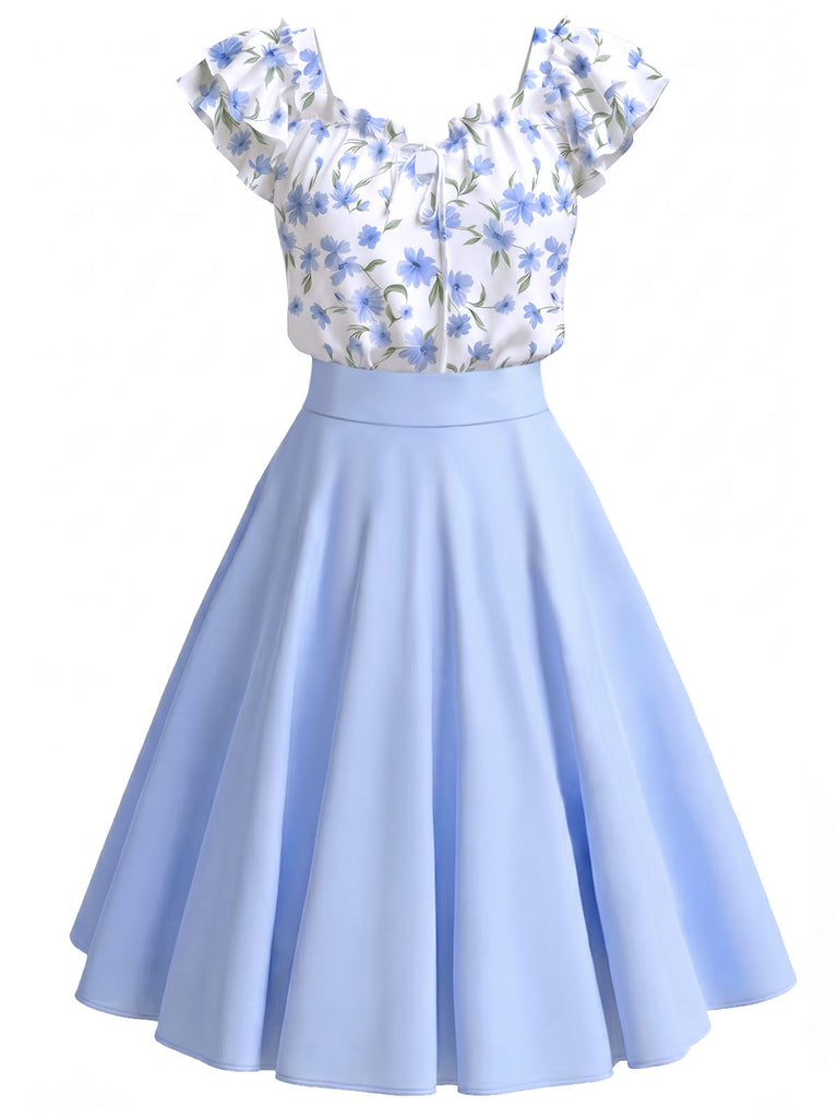 [Pre-Sale] 1950s Bow Vintage Classic Dress 3