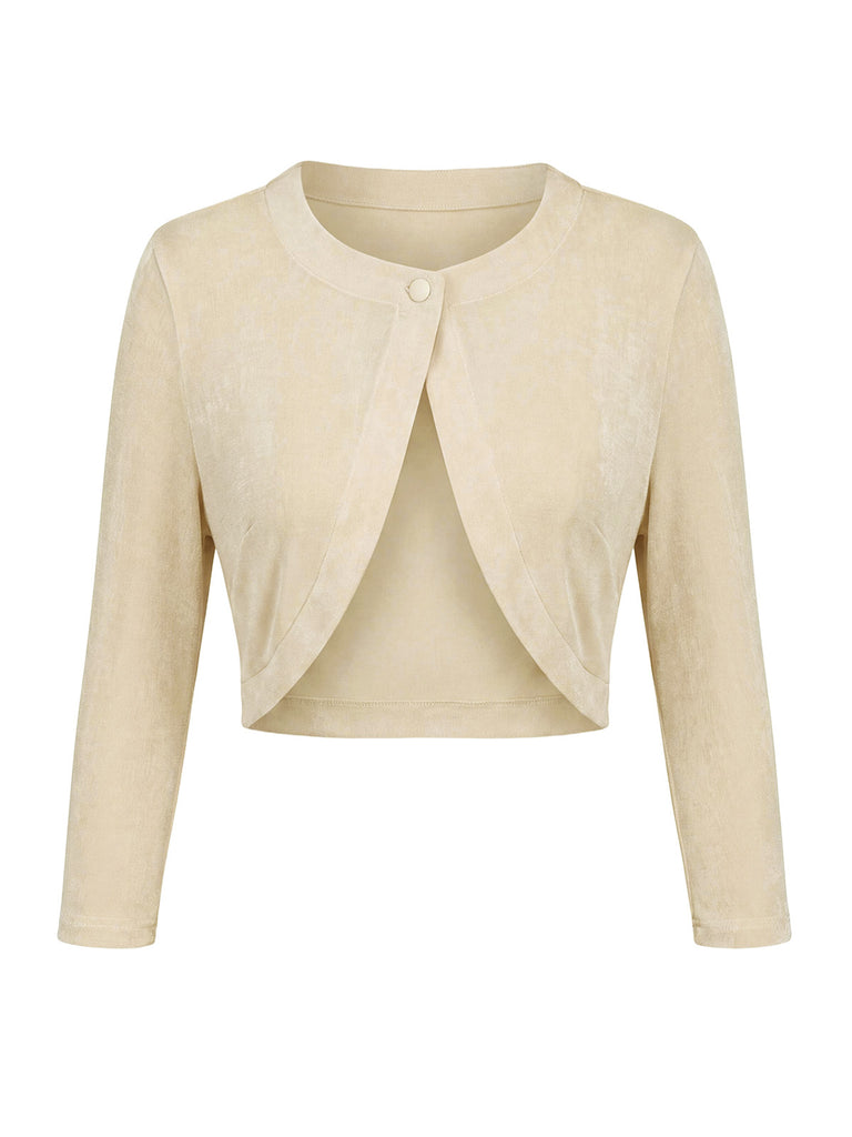 [Pre-Sale] Cream Color 1940s Vintage Top 6