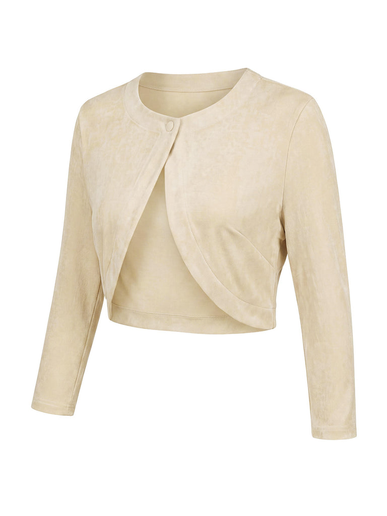 [Pre-Sale] Cream Color 1940s Vintage Top 7