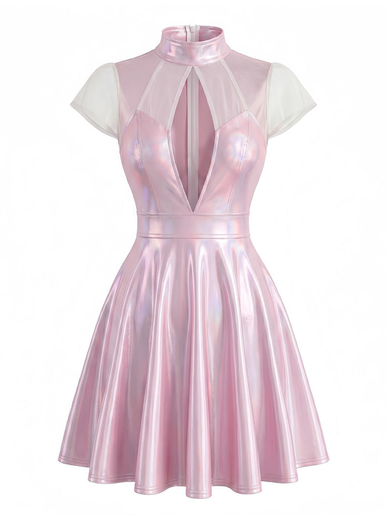 Pale Pink 1960s Vintage Dress 3
