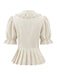 Beige 1970s Vintage Blouse 2
