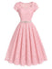 [Pre-Sale] Pink 1950s Lace Dress 2