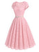 [Pre-Sale] Pink 1950s Lace Dress 3