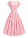 [Pre-Sale] Pink 1950s Lace Dress 4