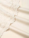 [Pre-Sale] 2PCS Beige 1970s Off‑Shoulder Lace Ruffle Top & Asymmetric Skirt