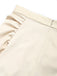 [Pre-Sale] 2PCS Beige 1970s Off‑Shoulder Lace Ruffle Top & Asymmetric Skirt