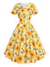 [Pre-Sale] Dark Yellow 1950s Vintage Classic Dress 2
