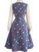 [Pre-Sale] 2PCS 1950s Bow Tie Ruffle Collar Blouse & Polka Dot Dress