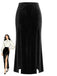Black 1930s Vintage Skirt