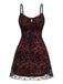 Red 1960s Vintage Dress 7