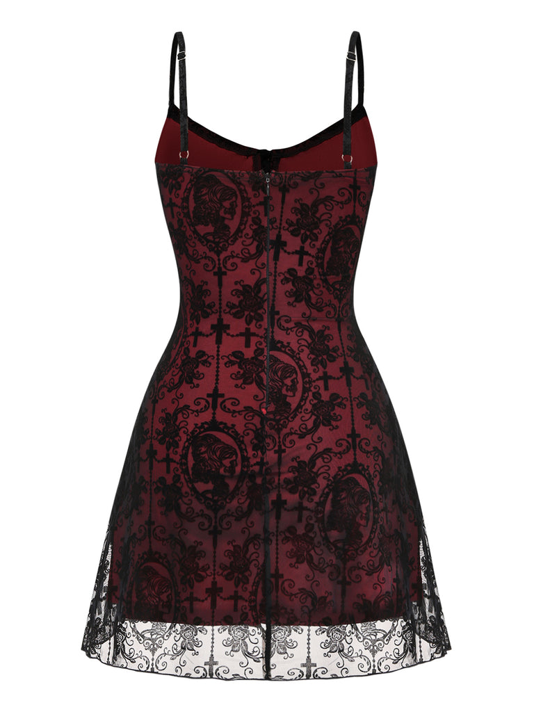 Red 1960s Vintage Dress 8
