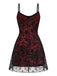 Red 1960s Vintage Dress 8