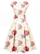 [Pre-Sale] 1950s Floral Vintage Classic Dress 2
