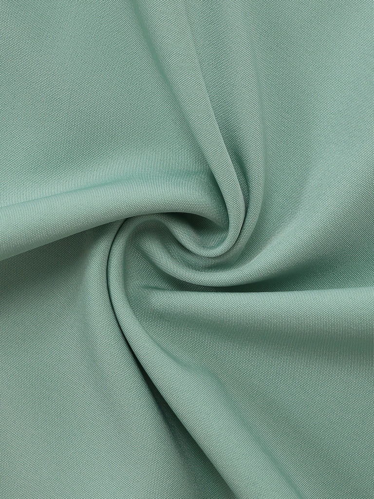 Green 1950s V Neck Dress 4