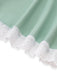 Green 1950s V Neck Dress 7