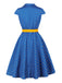 1950s Polka Dot Belted Dress 2