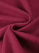Wine Red 1930s Double-Breasted Belted Coat
