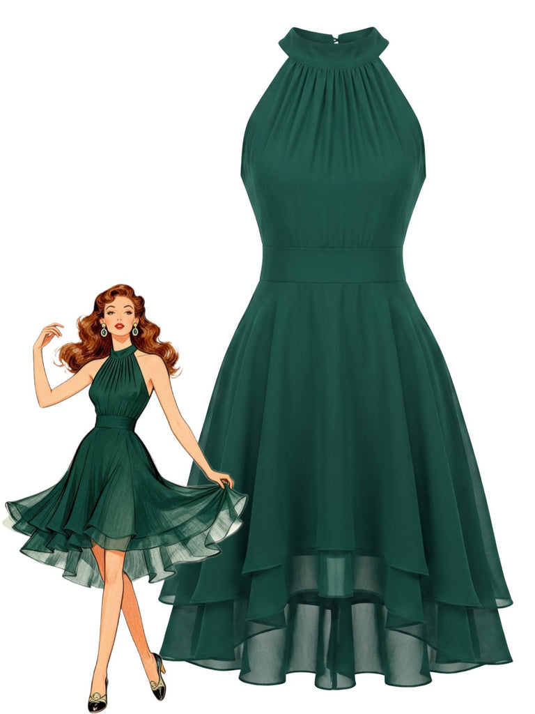 1940s Ruffle Dress 3