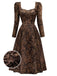 [Pre-Sale] Brown Floral Dress 1
