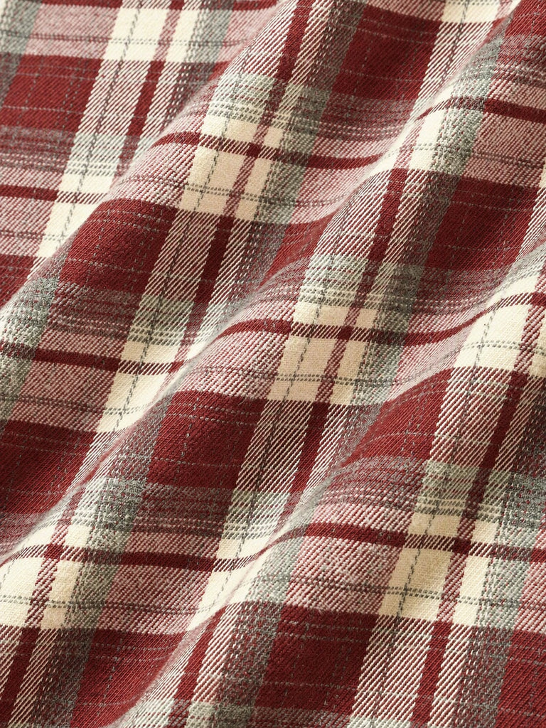 红黑拼色 1970s Plaid Jumpsuit 8