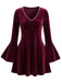 1930s Velvet Dress 7