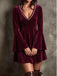 1930s Velvet Dress 9