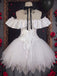 1950s Halloween Clown Off-Shoulder Corset & Skirt Costume Set