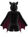 [Pre-Sale] Purple 1960s Halloween Bat Wing Hooded Velvet Romper
