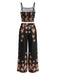 Black 1970s Halter Pants 2