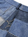 [Pre-Sale] 1970s Faux Suede Star Fringe Jacket & Denim-Print Flared Pants