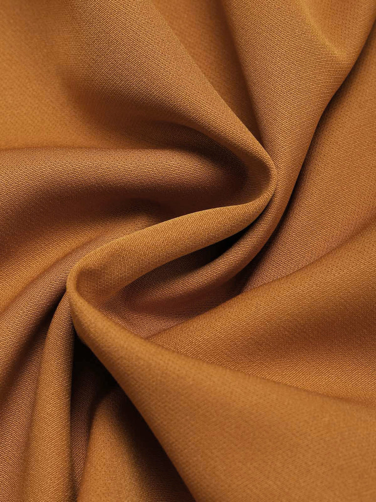 Light Brown 1960s Christmas Dress 9