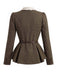 Light Brown 1940s Plaid Jacket 4