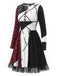 [Pre-Sale] 1970s Ragdoll Punk Patchwork Mini Dress 4
