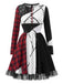 [Pre-Sale] 1970s Ragdoll Punk Patchwork Mini Dress 2