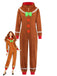 Brown 1960s Jumpsuit 1