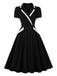 1950s V Neck Dress 1