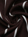 Dark Brown 1970s Striped Dress 6