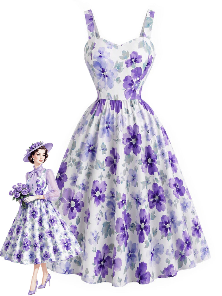 [Pre-Sale] Lavender Floral Dress 1