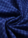 蓝白拼色 1950s Plaid Square Neck Dress 7