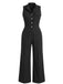 1950s V Neck Jumpsuit 1