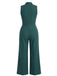 1950s V Neck Jumpsuit 4