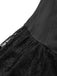 [Pre-Sale] 1970s Black Square Neck Gothic Knit Dress 6