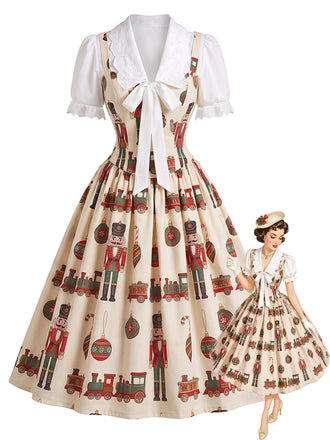 [Pre-Sale] True Red Floral V Neck Dress 1