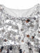 Sequin Crew Neck Long Sleeve Mini Dress 5