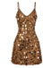 Gold 1960s Halter Dress 2