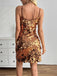 Gold 1960s Halter Dress 6
