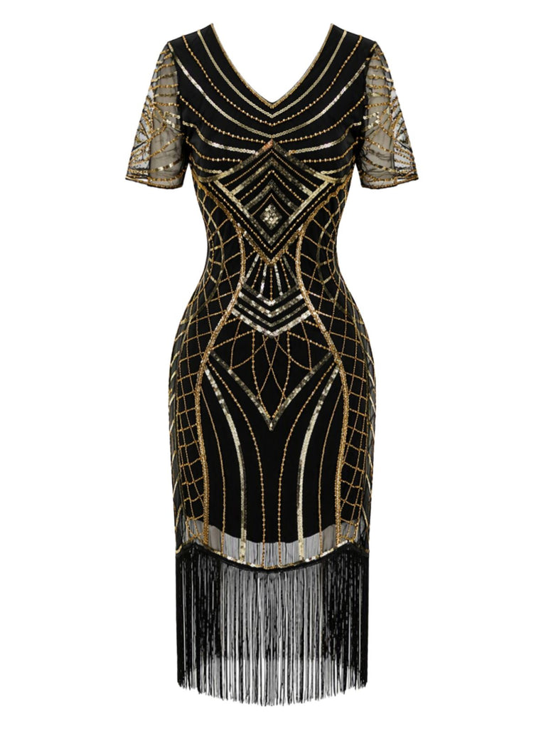 Black 1920s Dress 3