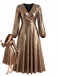 Gold 1970s Dress 1