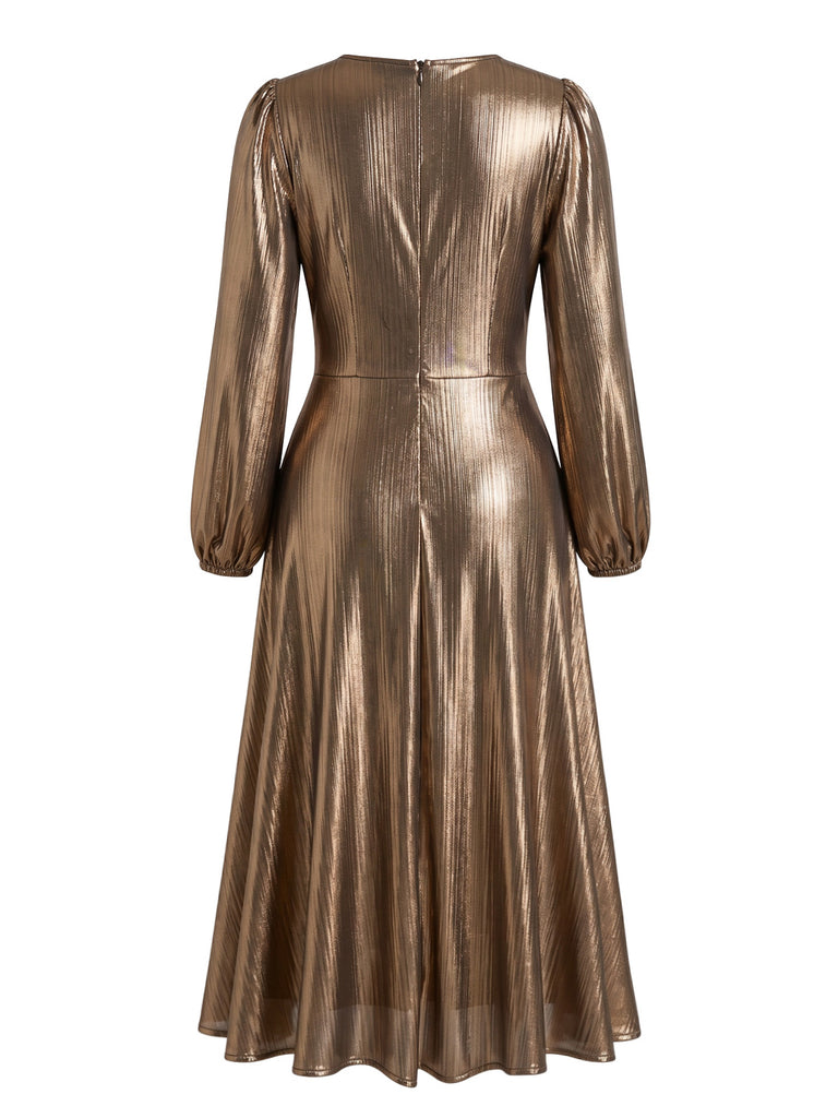 Gold 1970s Dress 3